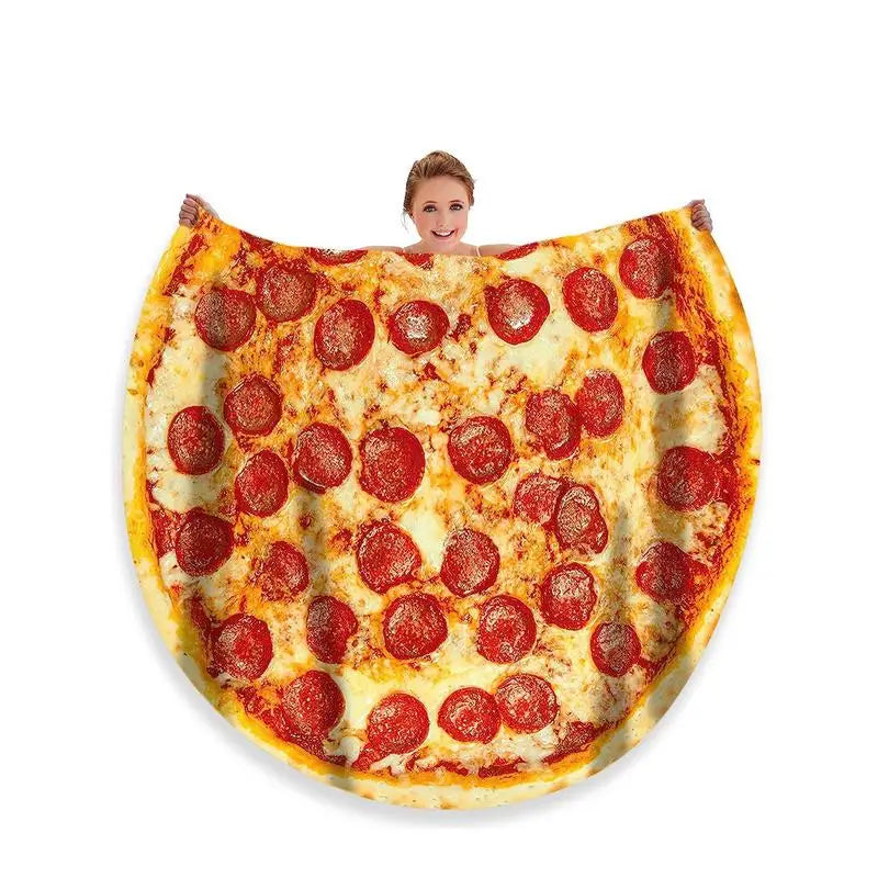 Soft Pizza Blanket