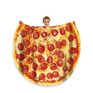 Soft Pizza Blanket