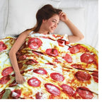 Soft Pizza Blanket